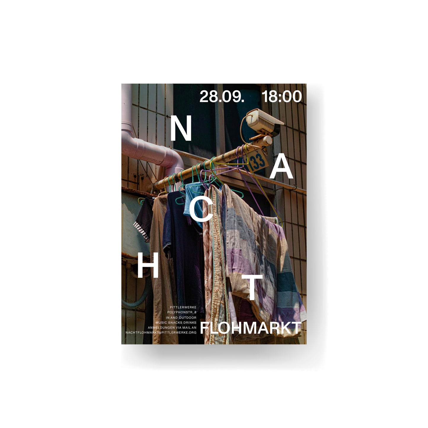 Poster Nachtflohmarkt