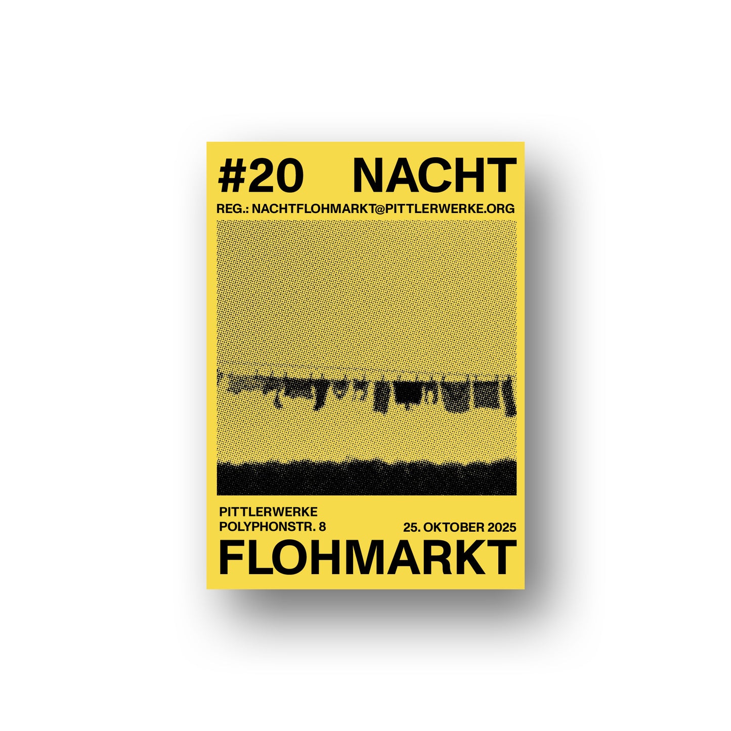 Poster Nachtflohmarkt
